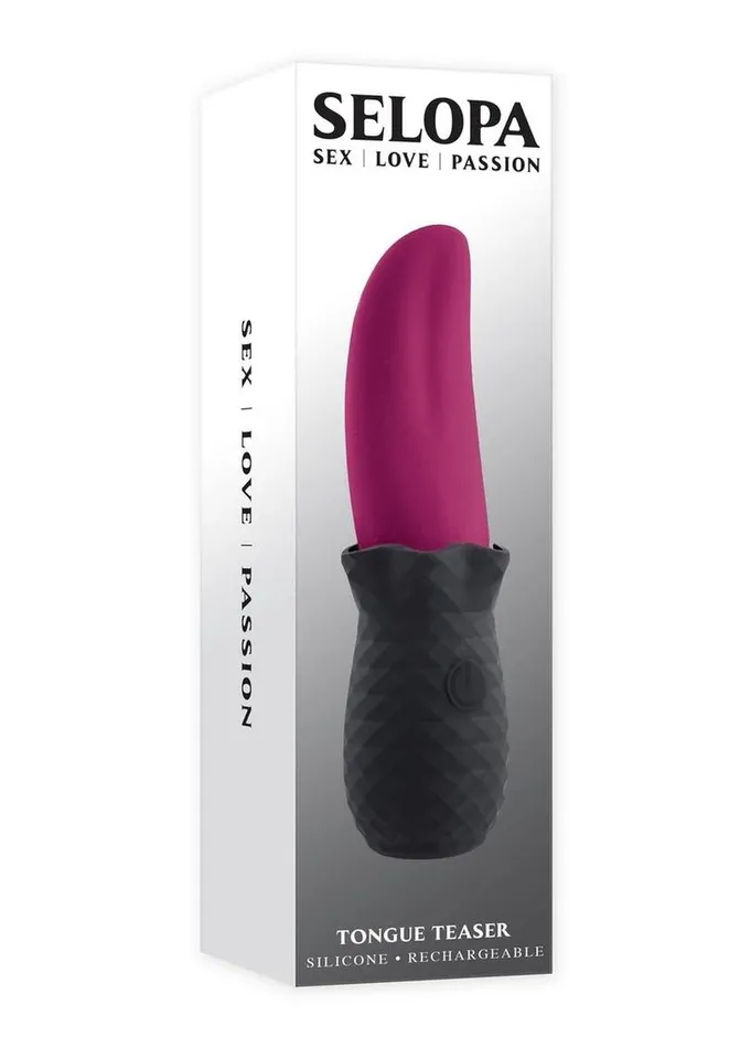 Selopa Selopas Tongue Teaser Rechargeable Silicone Clitoral Stimulator Female Sex Toys