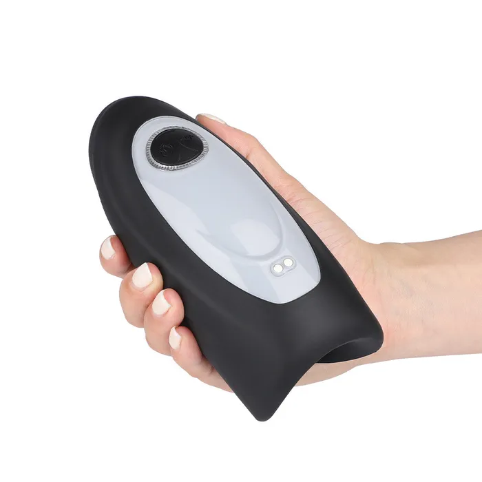 SIMU PARADISE Male Sex Toys Squeezable Strong Clapping Vibrating Heating Masturbation Cup