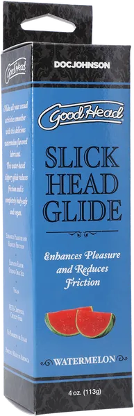 Slick Head Glide Watermelon 4 Oz Doc Johnson Male Sex Toys
