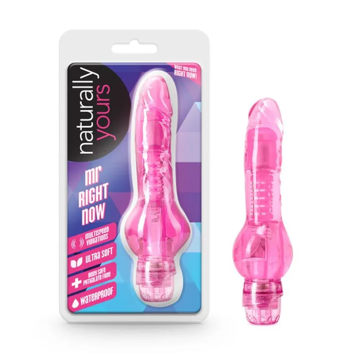 The Toolshed AU Vibrators Naturally Yours Mr Right Now Pink
