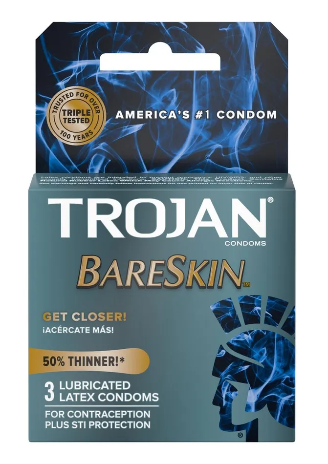Trojan Bareskin Premium Lubricated Latex Condoms Trojan Vibrators