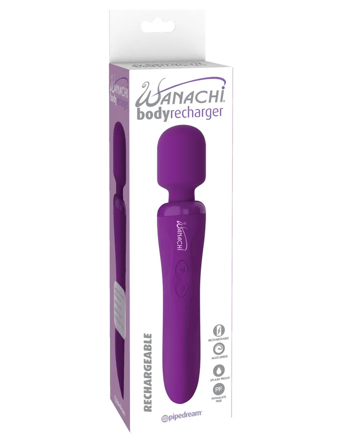 Vibrators Pipedream Wanachi Body Recharger Purple Vibrators Pipedream Wanachi Body Recharger Purple