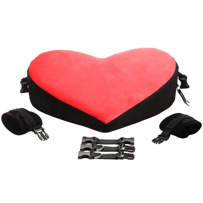 Vibrators XR Bedroom Bliss Bondage Love Pillow Blackred Vibrators XR Bedroom Bliss Bondage Love Pillow Blackred