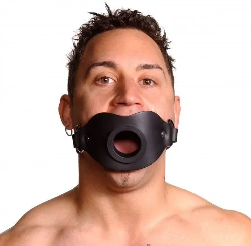Vibrators XR Brands Master Series Feder Locking Open Mouth Gag Vibrators XR Brands Master Series Feder Locking Open Mouth Gag