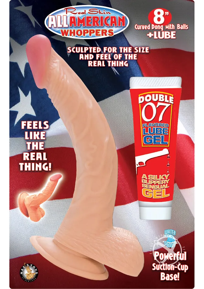 Whoppers Dildos All American Whoppers Curve Dildo with Balls Whoppers Dildos All American Whoppers Curve Dildo with Balls