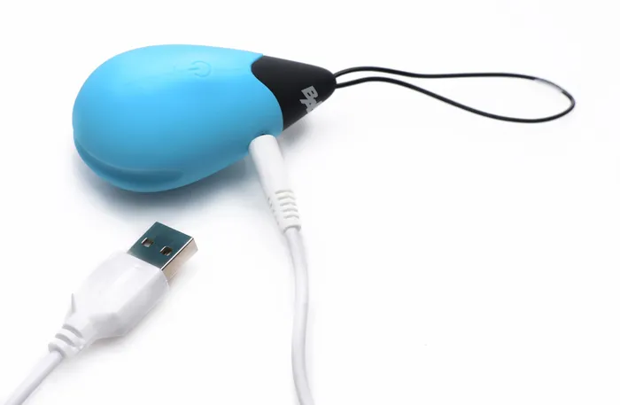 XR Brands Bang Bang 10x Silicone Vibrating Egg Blue Vibrators XR Brands Bang Bang 10x Silicone Vibrating Egg Blue Vibrators