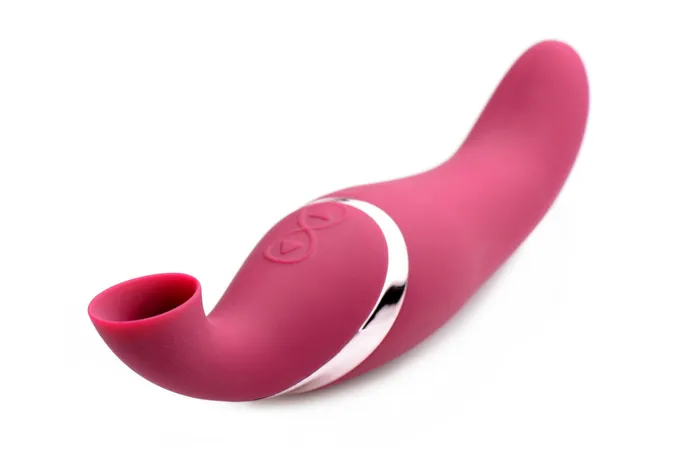 XR Brands inmi Vibrators Shegasm Intense 2 in 1 Clit Stimulator Pink XR Brands inmi Vibrators Shegasm Intense 2 in 1 Clit Stimulator Pink
