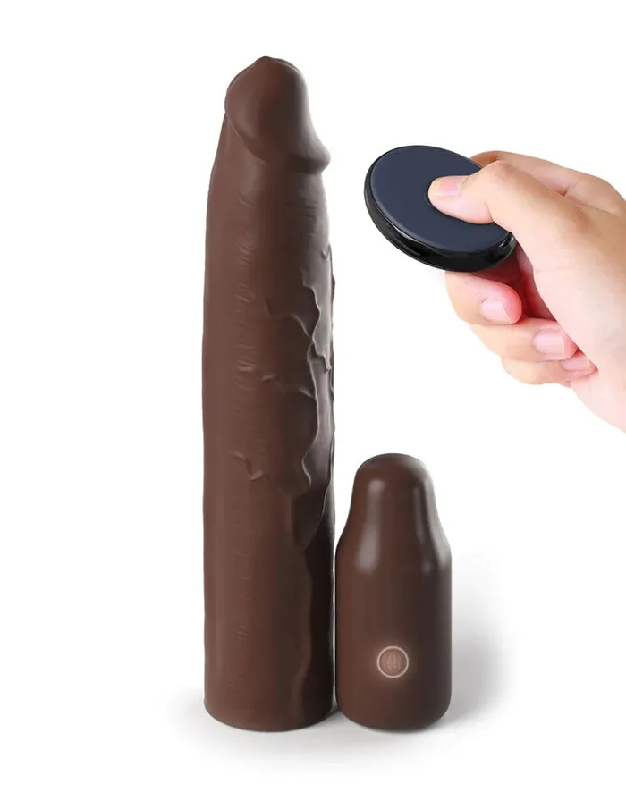 2024 Holiday Sale Male Sex Toys Fantasy XTensions Elite 9 Inch Sleeve Vibrating 3 Inch Plug With Remote Brown 2024 Holiday Sale Male Sex Toys Fantasy XTensions Elite 9 Inch Sleeve Vibrating 3 Inch Plug With Remote Brown