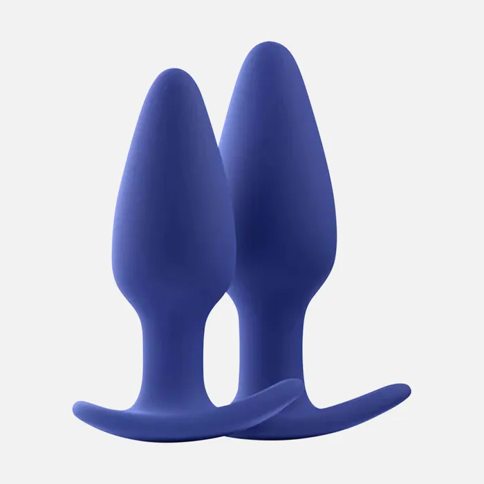 Anal Regii 2Piece Non Vibrating Anal Plug Set Blue Biird