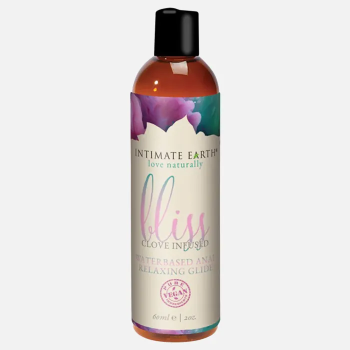 Bliss Anal Relaxing Water Based Glide Lubricant 2oz60ml Intimate Earth Lubricants