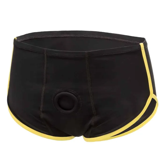 CalExotics Anal Boundless Black and Yellow Brief Largexlarge Blackyellow