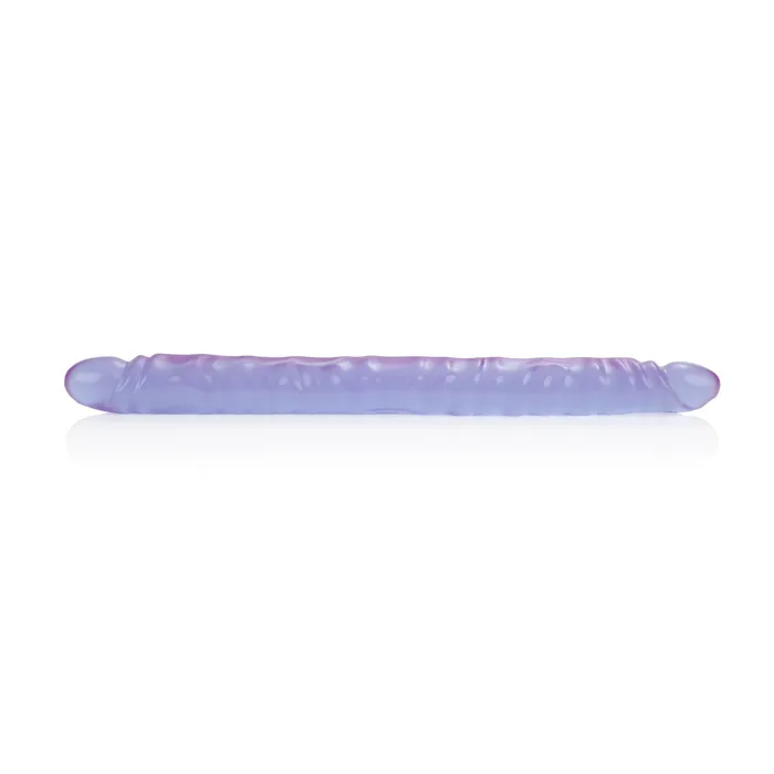 CalExotics Dildos Slim Jim Duo 17 Inches Veined Super Slim Dong Purple