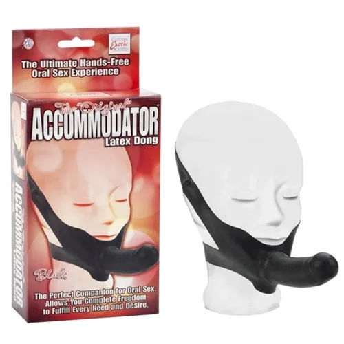 CalExotics The Original Accomodator Latex Dong Black Dildos