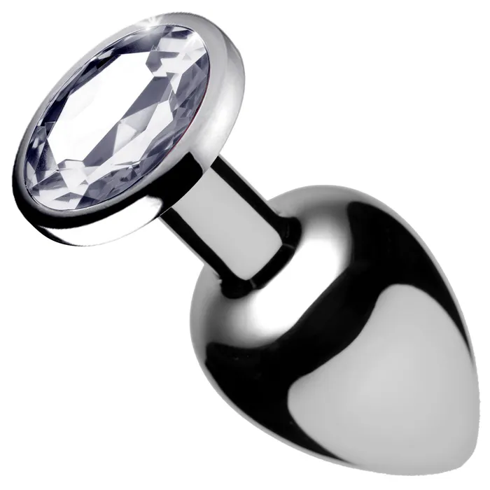 Clear Gem Anal Plug Small XR Brands Male Sex Toys