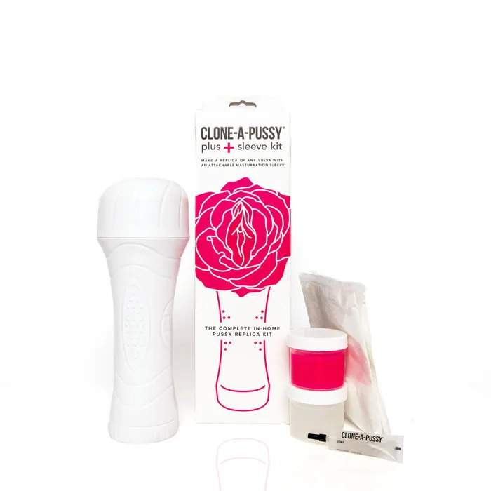 CloneaWilly Male Sex Toys Clone a Pussy Plus Sleeve Kit Hot Pink