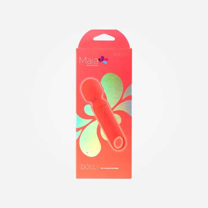 Dolly Orange Rechargeable Wand Vibrator Maia Toys Female Sex Toys Dolly Orange Rechargeable Wand Vibrator Maia Toys Female Sex Toys