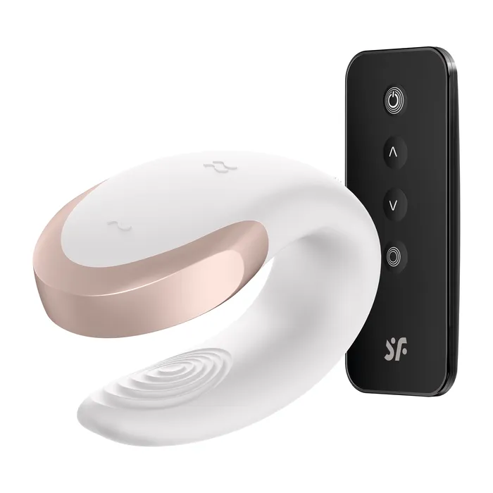 Double Love White Satisfyer Dildos