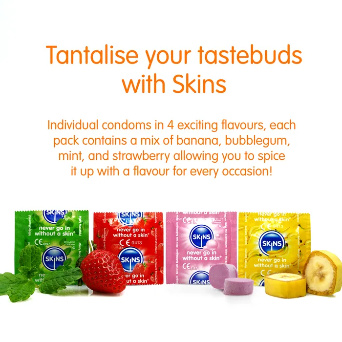 Enhancers Skins Skins Condoms Flavours Cube 16 Pack Enhancers Skins Skins Condoms Flavours Cube 16 Pack