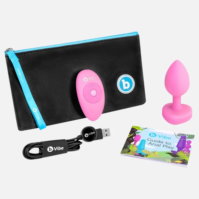 Female Sex Toys BVibe Remote Control Vibrating Dildo Jewelled Heart Plug SM Female Sex Toys BVibe Remote Control Vibrating Dildo Jewelled Heart Plug SM