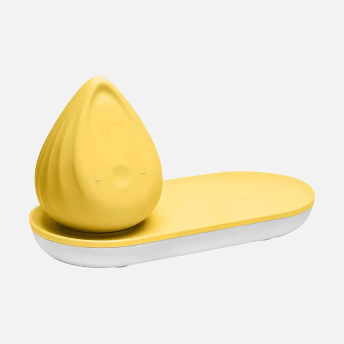 Female Sex Toys Evii Palm Vibrator Yuzu Yellow Biird