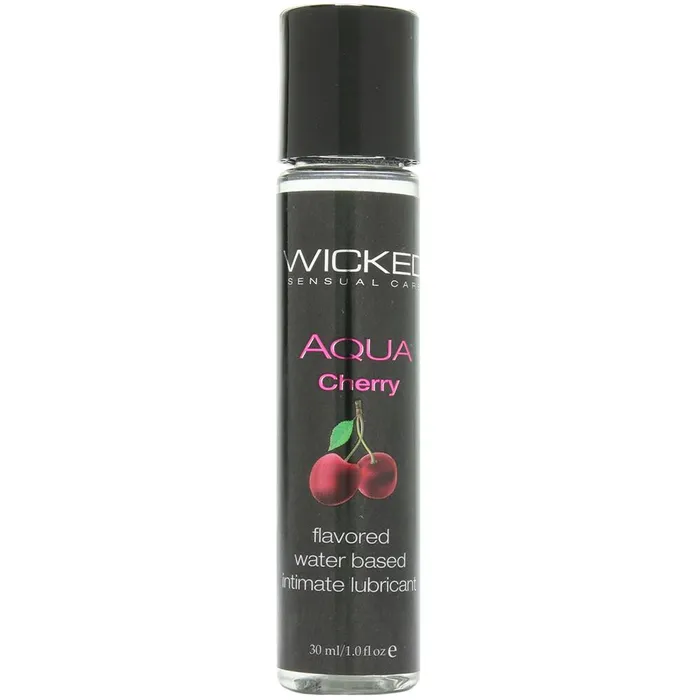 Female Sex Toys Pink Cherry Aqua Flavored Lube 1oz30ml in Cherry