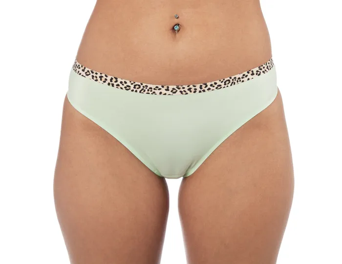 Female Sex Toys Sunset Intimates Smooth Operator Thong in Green
