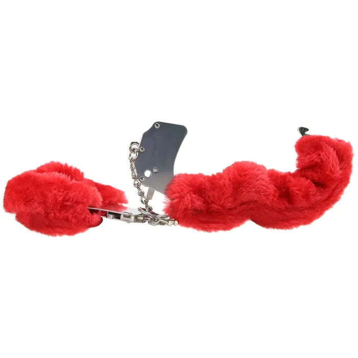 Fetish Fantasy Beginners Furry Cuffs Red Pink Cherry Couples