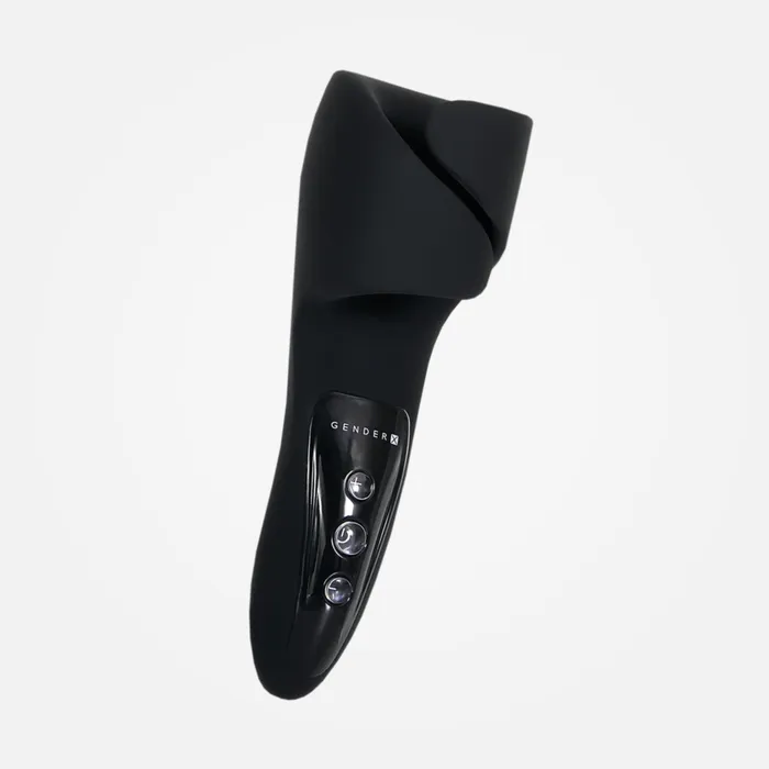 Gender X Male Sex Toys The Embrace Rechargeable Vibrating Pulsing Silicone Masturbator