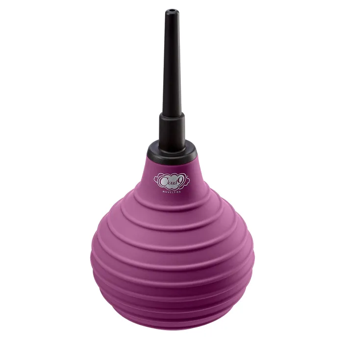 Health and Wellness Deluxe Enema Douche Non Backflow OneWay Valve 79 Fl Oz Plum Cloud 9 Novelties Male Sex Toys