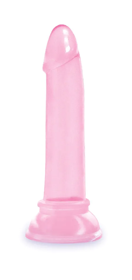 Icon Brands Dildos The 9s Diclets 7 Inch Jelly Dong Pink Pink
