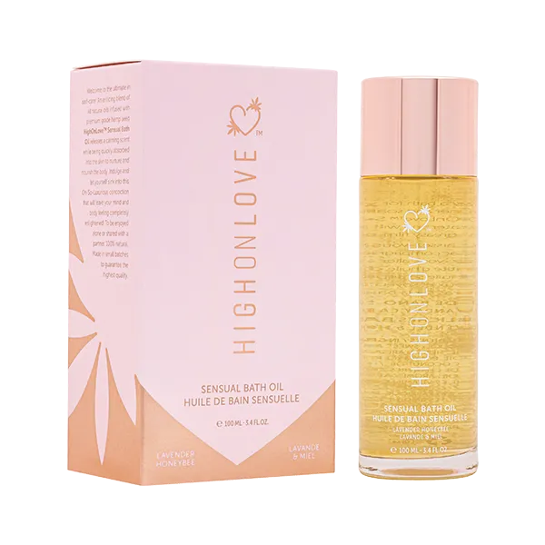 ItsForMyFriend Female Sex Toys High On Love Bath Oil Lavender Honeybee