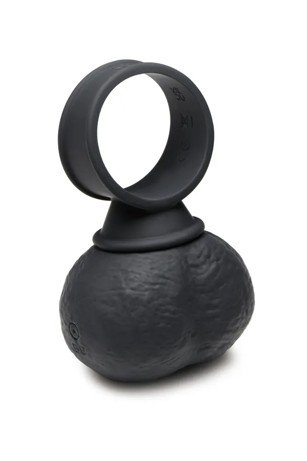 Jock Cock Ring 28X Vibrating Silicone Balls X Large Black Jock Couples Jock Cock Ring 28X Vibrating Silicone Balls X Large Black Jock Couples
