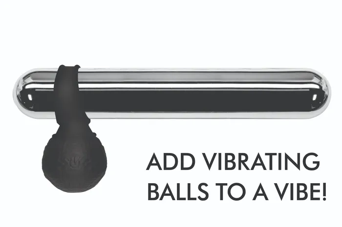 Jock Cock Ring 28X Vibrating Silicone Balls X Large Black Jock Couples Jock Cock Ring 28X Vibrating Silicone Balls X Large Black Jock Couples