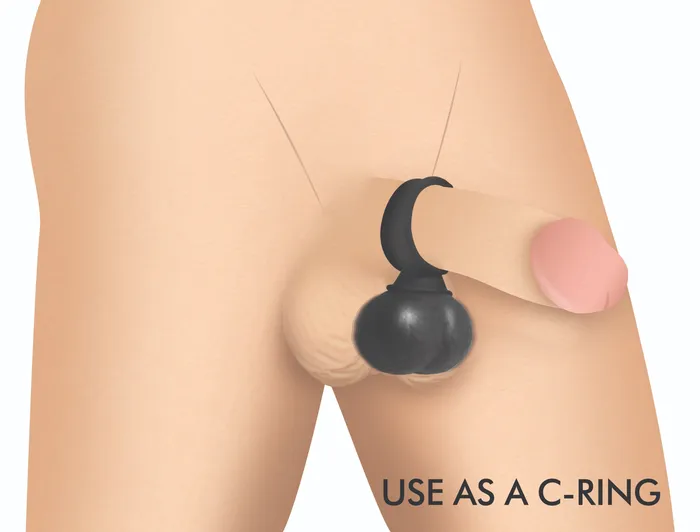 Jock Cock Ring 28X Vibrating Silicone Balls X Large Black Jock Couples Jock Cock Ring 28X Vibrating Silicone Balls X Large Black Jock Couples