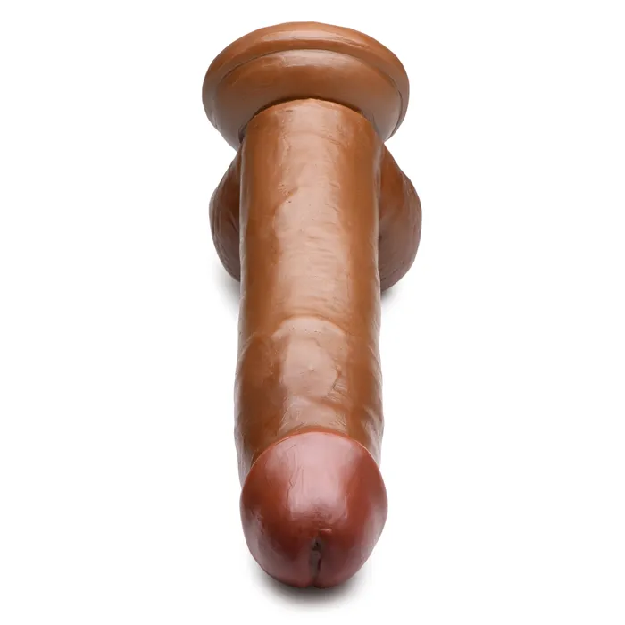 Jock Female Sex Toys JOCK 8 Dildo with Balls Chocolate