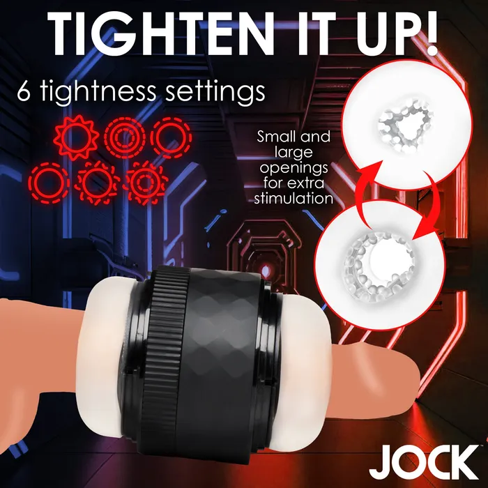 Jock Male Sex Toys Jock Squeezable Tunnel Double Masturbator