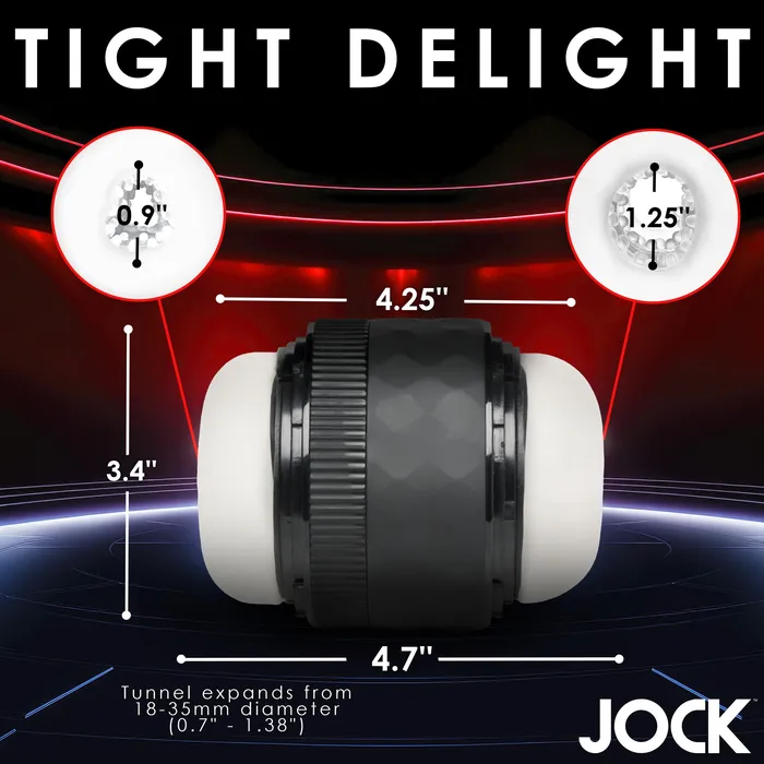 Jock Male Sex Toys Jock Squeezable Tunnel Double Masturbator