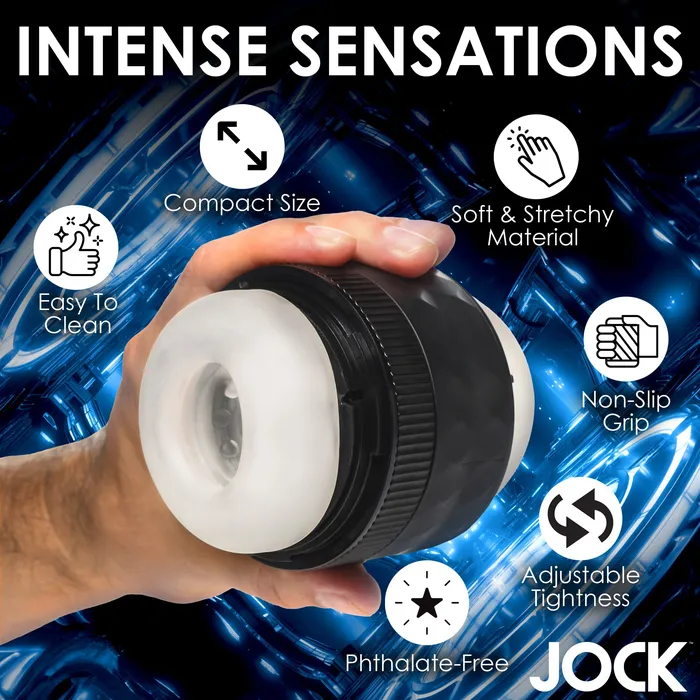 Jock Male Sex Toys Jock Squeezable Tunnel Double Masturbator