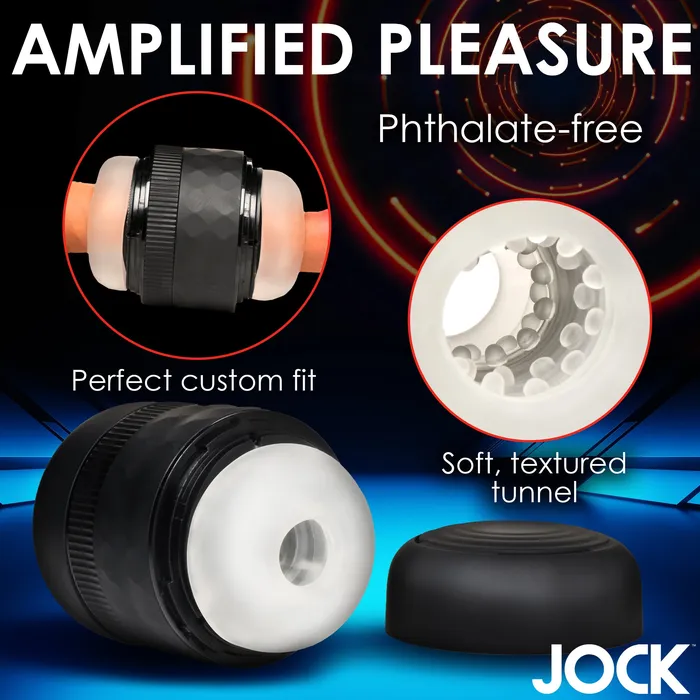 Jock Male Sex Toys Jock Squeezable Tunnel Double Masturbator