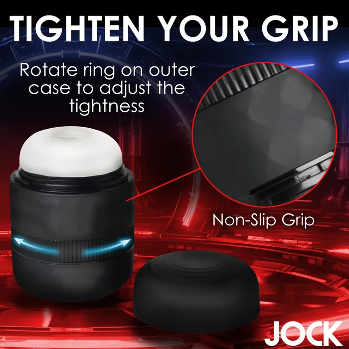 Jock Male Sex Toys Jock Squeezable Tunnel Double Masturbator