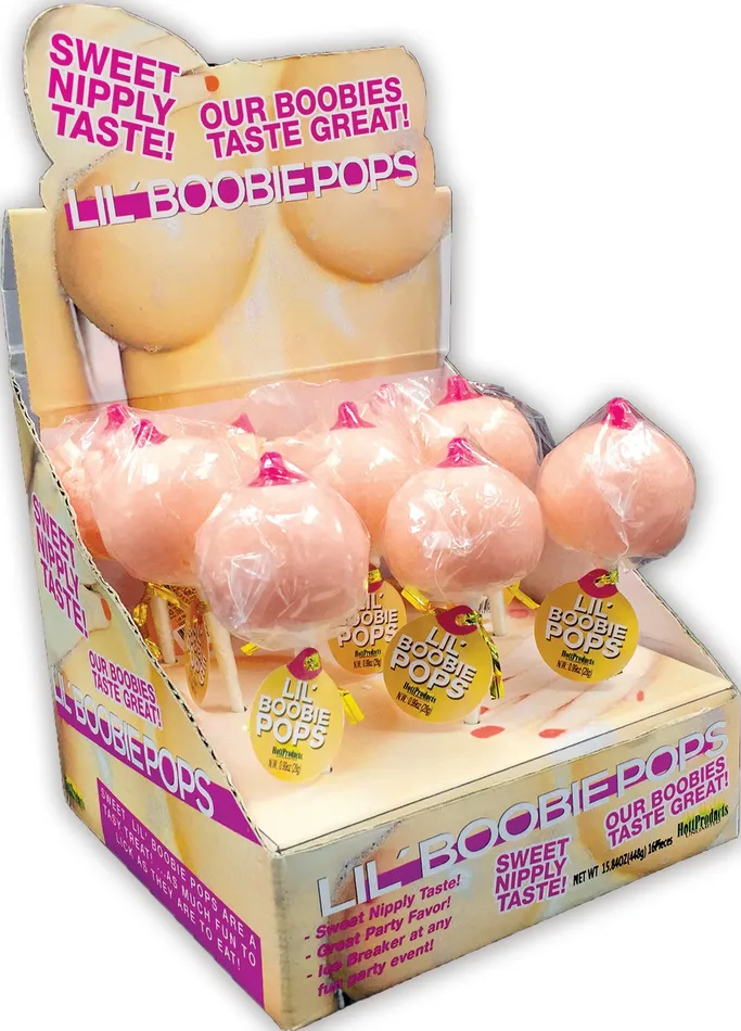 Lil Boobie Pops 9 Piece POP Display Hott Products Couples