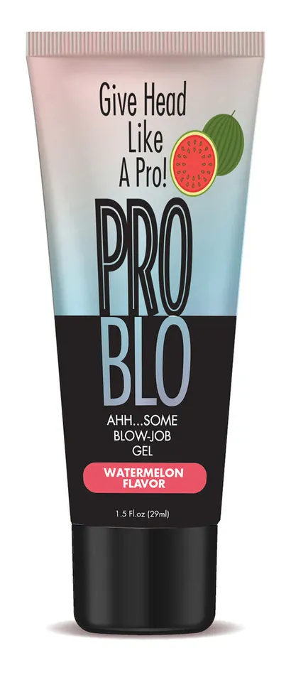 Little Genie Enhancers Problo Ahhsome BlowJob Gel Watermelon 15 Fl Oz