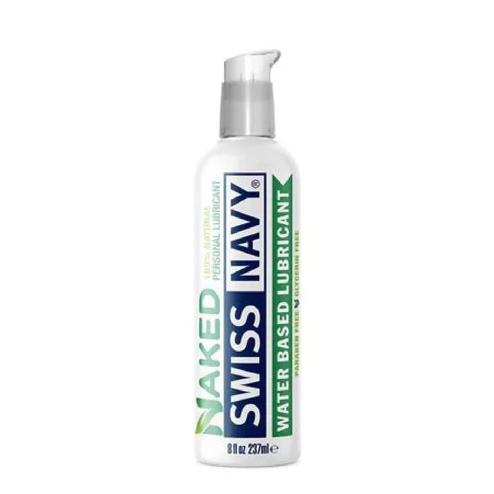 Lubricants MD Science Lab Swiss Navy Naked Water Based Lubricant 8 Oz