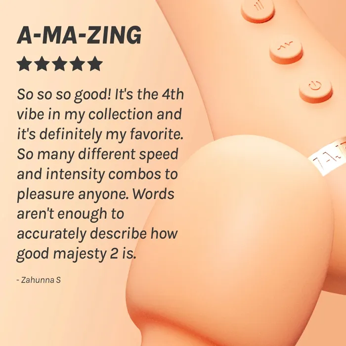 Majesty 2 Rechargeable Powerful Wand Vibrator VUSH Female Sex Toys Majesty 2 Rechargeable Powerful Wand Vibrator VUSH Female Sex Toys