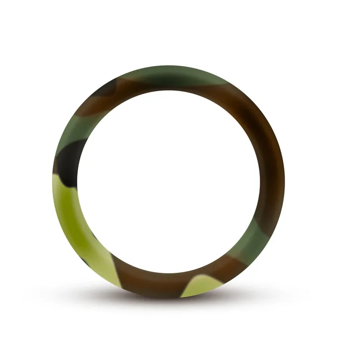Male Sex Toys Blush Performance Silicone Camo Cock Ring Green Camoflauge