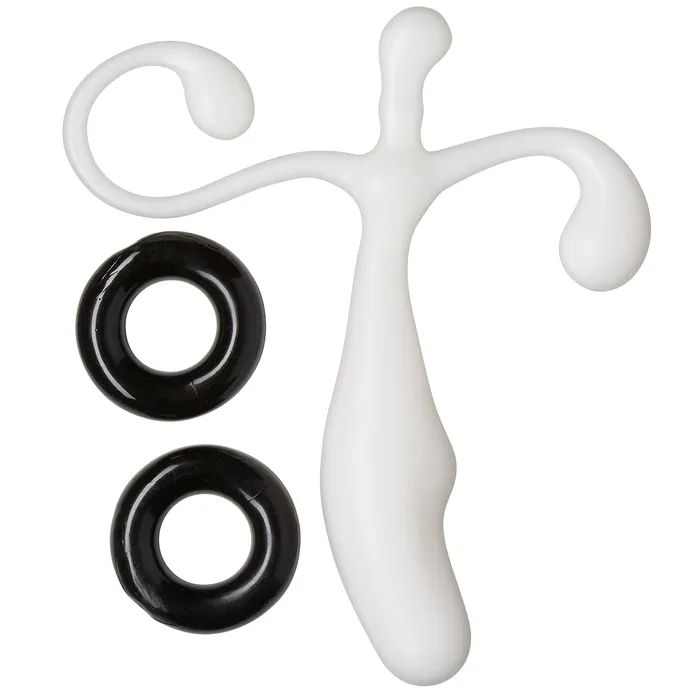 Male Sex Toys Cloud 9 Novelties Prostate Stimulator Kit White Wc Rings
