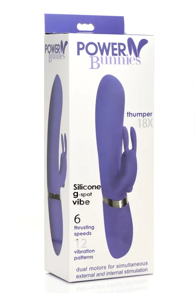 Male Sex Toys Power Bunnies POWER BUNNIES THUMPER 18X VIOLET