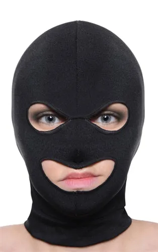 Male Sex Toys XR Brands Masters Spandex Hood With Eye and Mouth Holes
