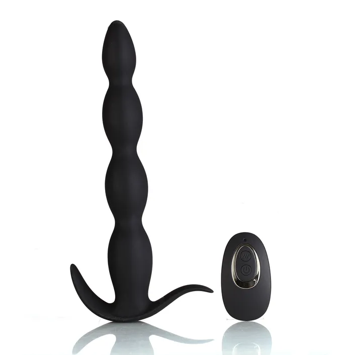 Mason Remote Control Silicone Butt Plug Black Maia Toys Anal