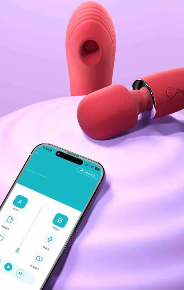 Mini Rechargeable Wand Vibrator Playful Cakes Female Sex Toys